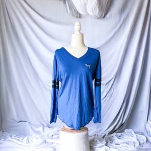 Pink VS Blue Sequin Top